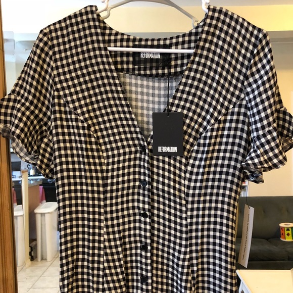 * SOLD * BNWT Reformation Dolce Dress - Picture 7 of 7